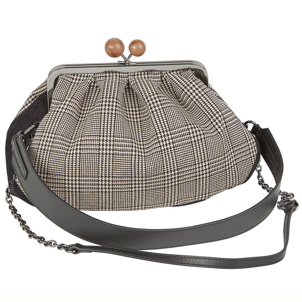 PRETTY LITTLE THING: Kleine Umhängetasche aus kariertem Stoff von Weekend Max Mara